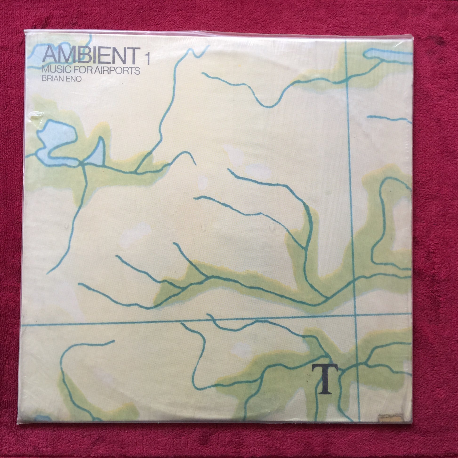 Brian Eno. Ambient 1: Music for Airports. Vinilo importado 1979 excelente estado. formato muerto