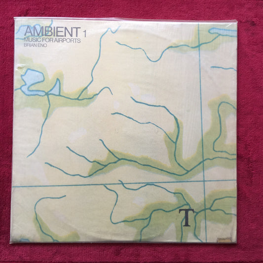 Brian Eno. Ambient 1: Music for Airports. Vinilo importado 1979 excelente estado. formato muerto