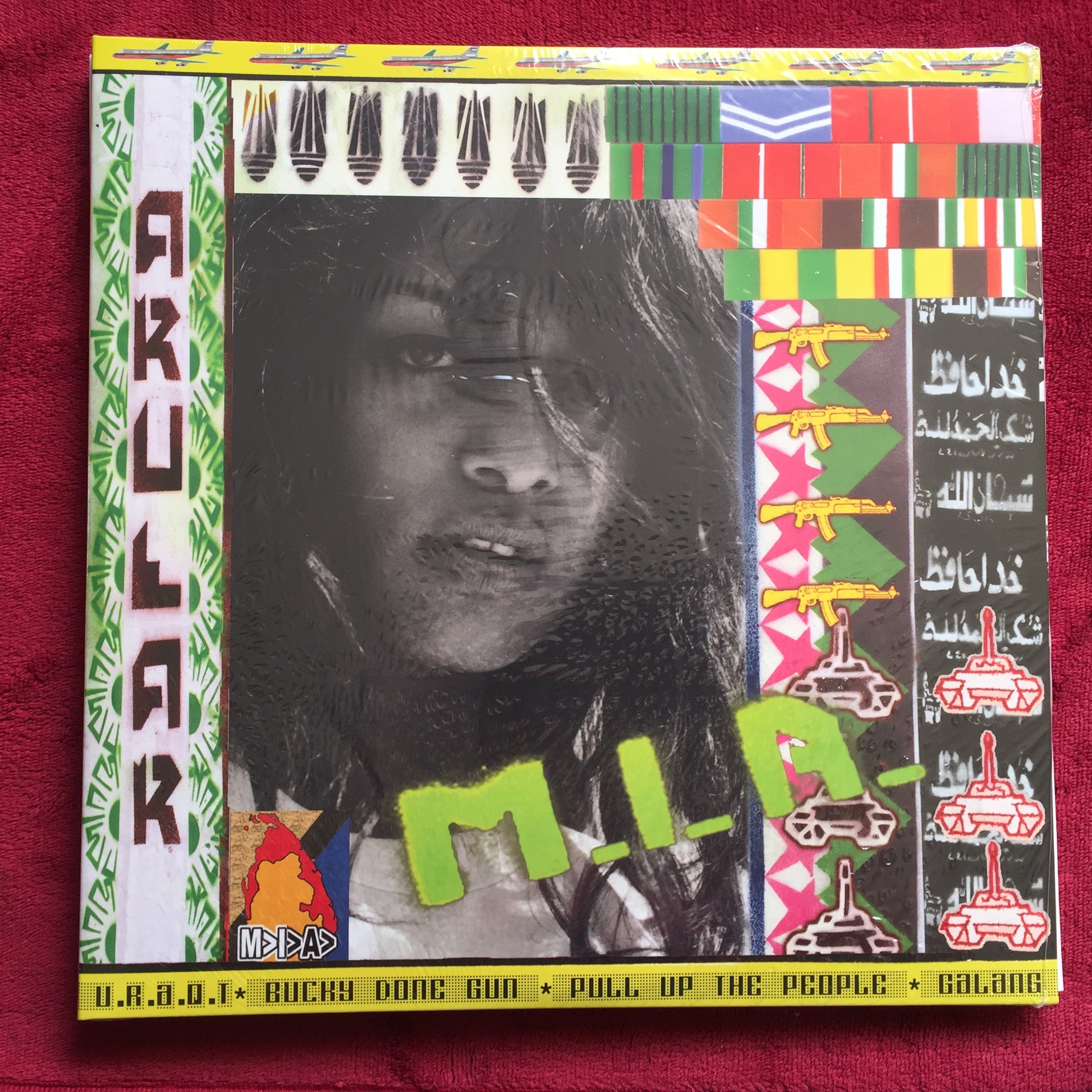 M.I.A. Arular. Vinilo doble nuevo. fomrato muerto