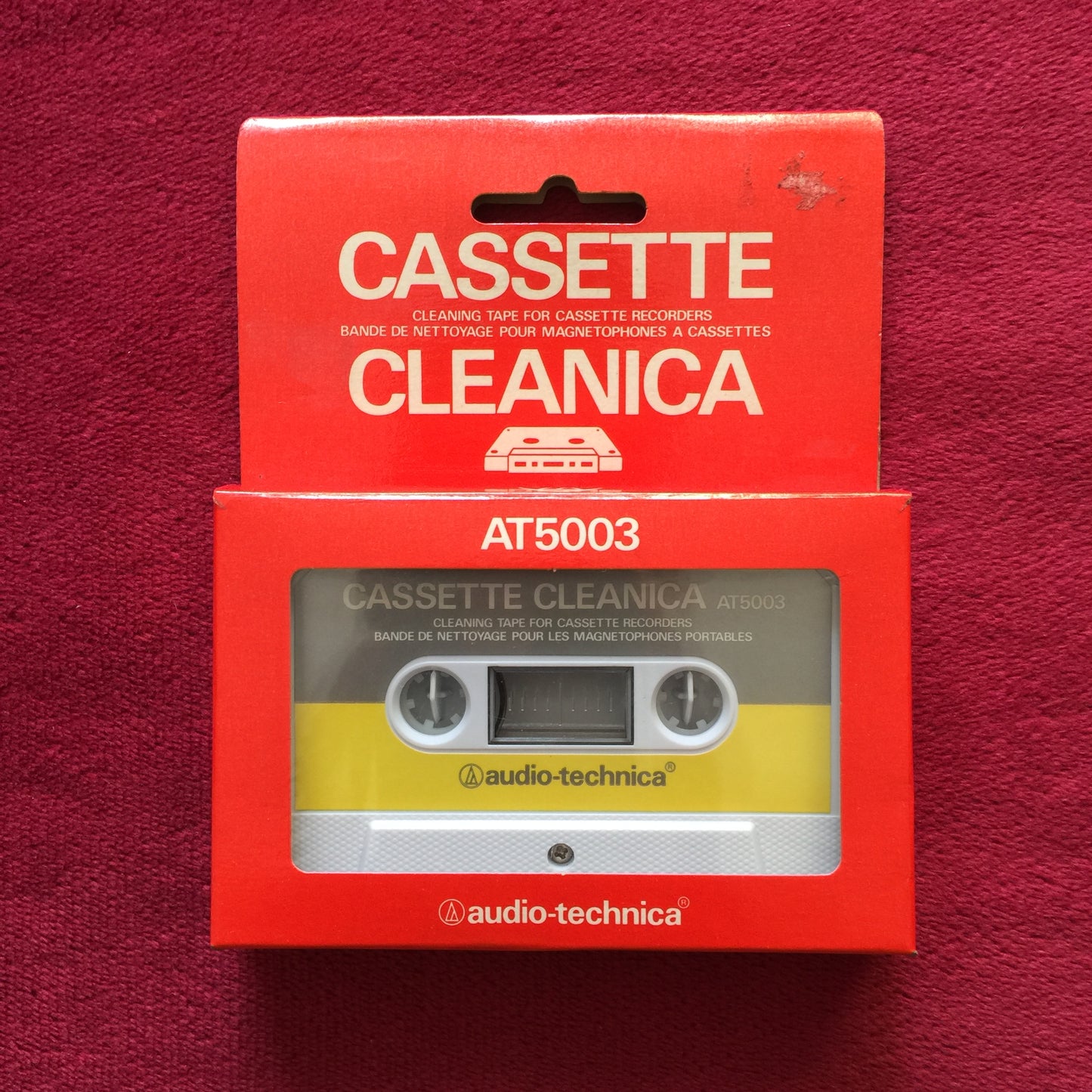 Cassette Cleanica AT5003. Audio-Technica. Artículo nuevo.