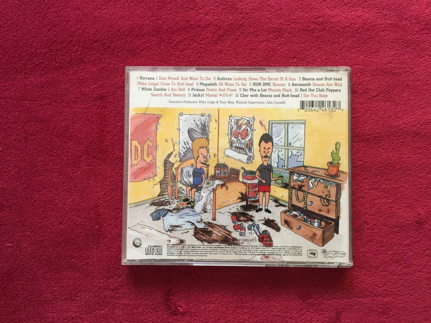 Varios. The Beavis and Butt-Head Experience. Cd nacional en buen estado. formato myerto