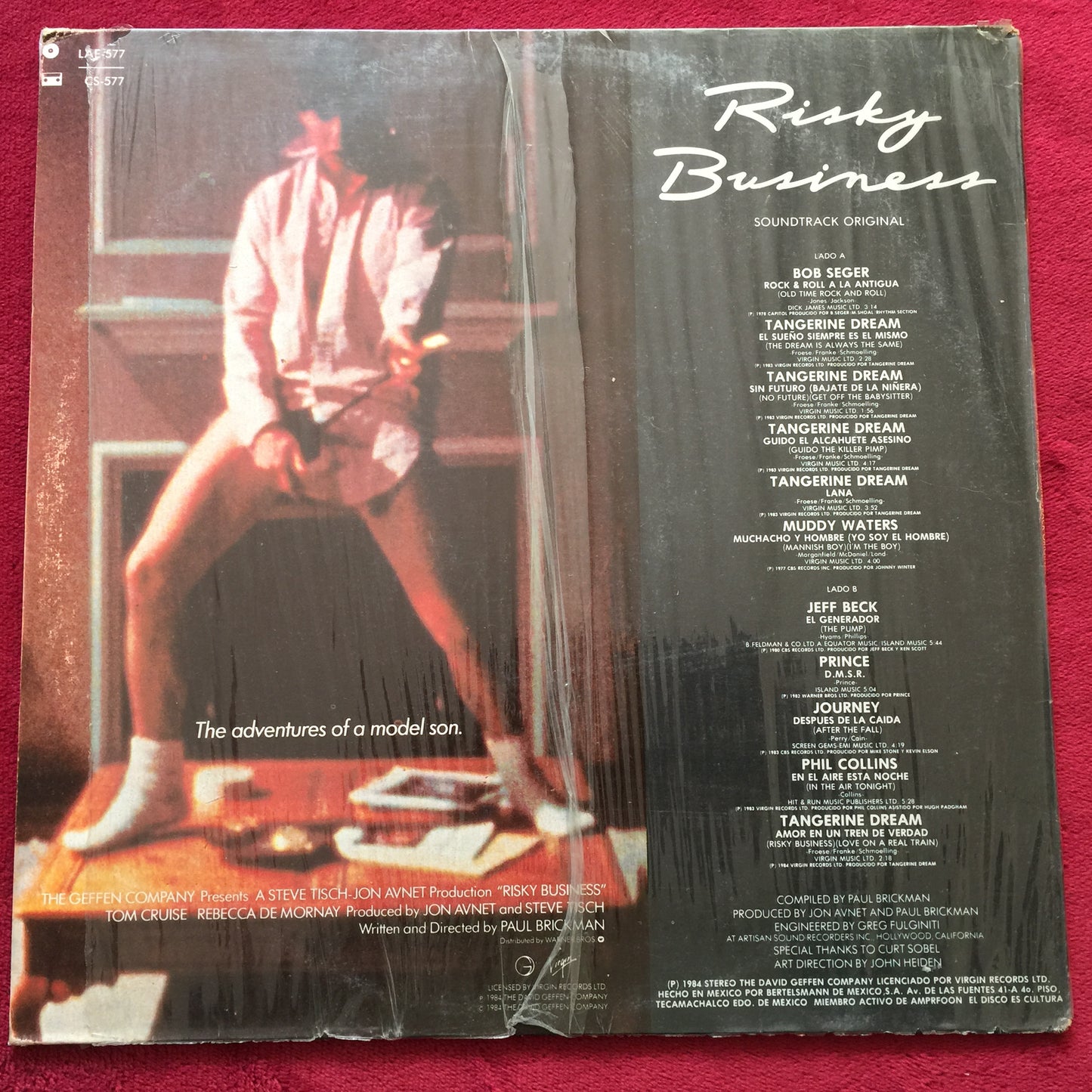 Risky Business. Vinilo nacional en excelente estado.