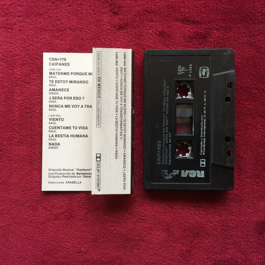 Caifanes. Cassette negro en excelente estado. formato muerto