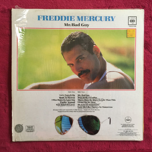 Freddie Mercury – Mr. Bad Guy. Vinilo nacional en buen estado. formato muerto