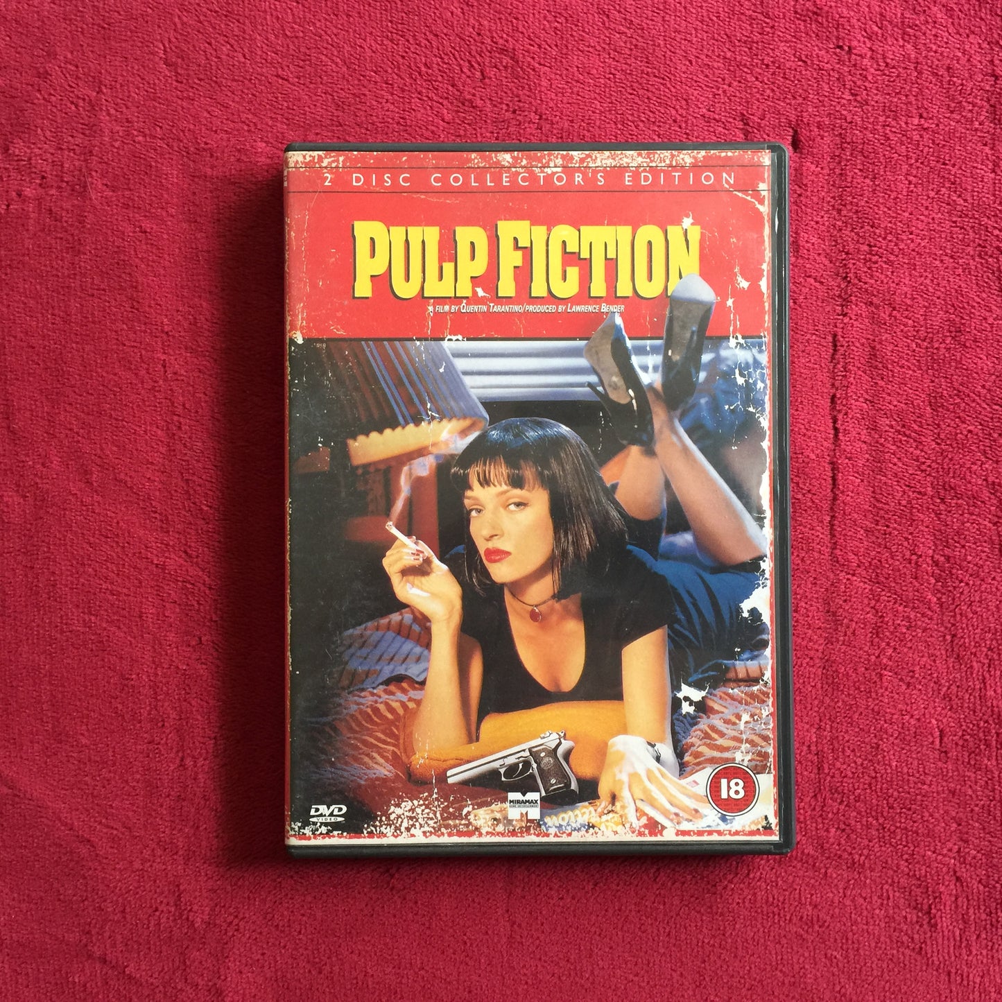 Pulp Fiction. DVD doble importado en excelente estado. formato muerto