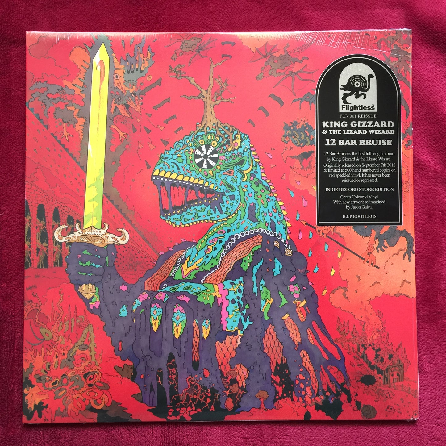 King Gizzard & The Lizard Wizard – 12 Bar Bruise. Vinilo nuevo ed. limitada. formato muerto