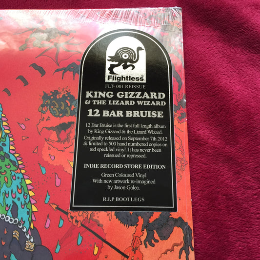 King Gizzard & The Lizard Wizard – 12 Bar Bruise. Vinilo nuevo ed. limitada. formato muerto