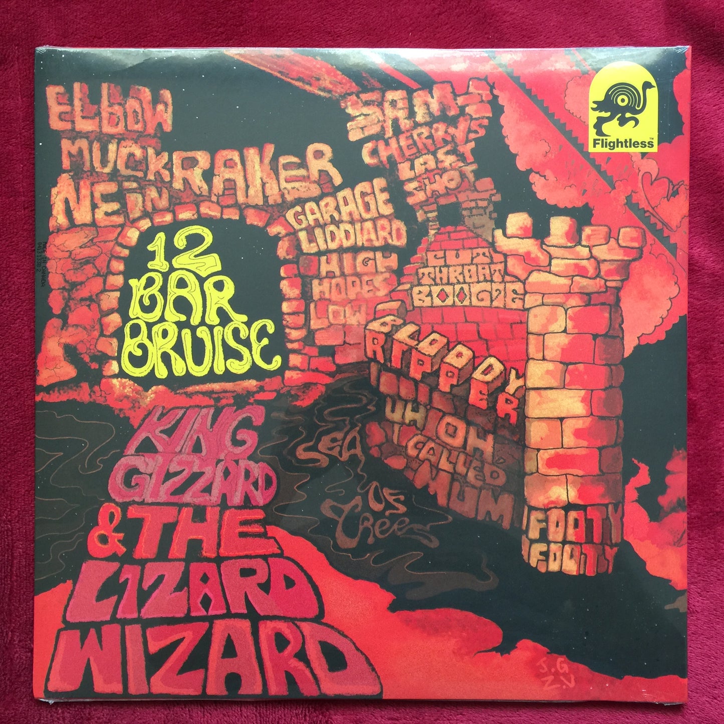 King Gizzard & The Lizard Wizard – 12 Bar Bruise. Vinilo nuevo ed. limitada. formato muerto