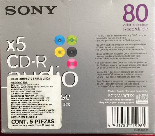 Sony 5CRM80CRX. Nuevo. formato muerto