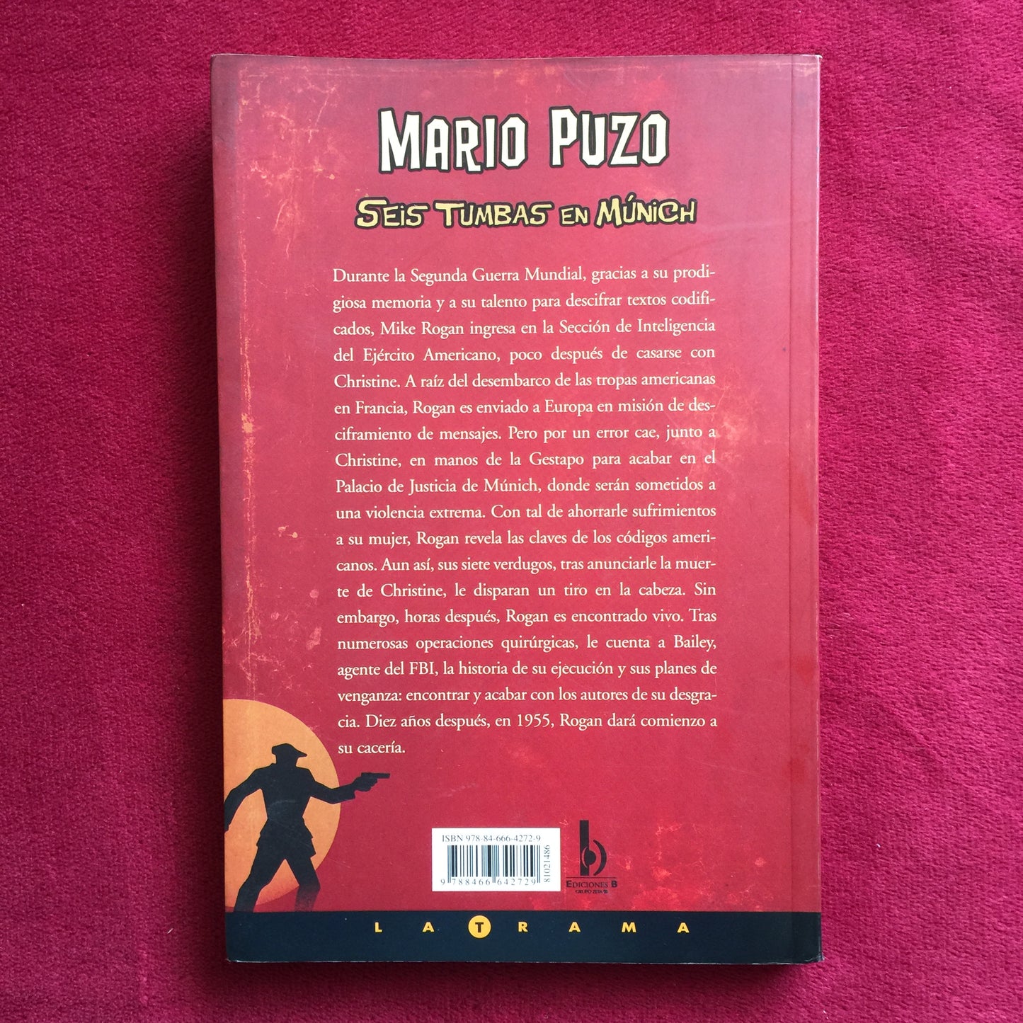 Mario Puzo. Seis tumbas en Múnich. Libro. formato muerto