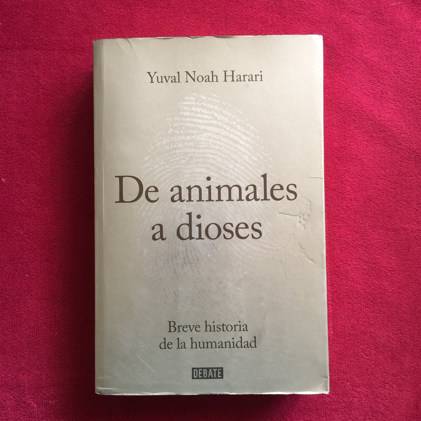 Yuval Noah Harari. De animales a dioses: Breve historia de la humanidad libro formato muerto