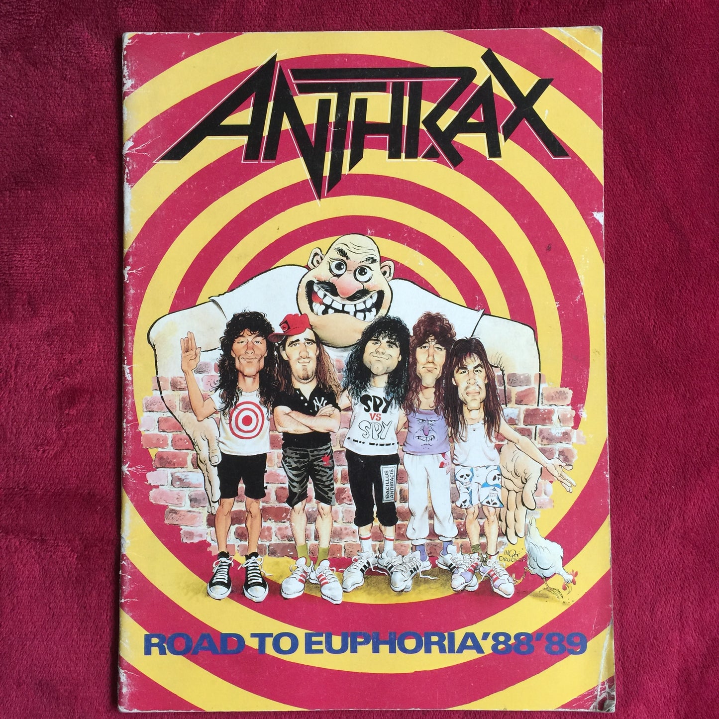 Anthrax . Road to Euphoria 1988 - 1989. formato muerto