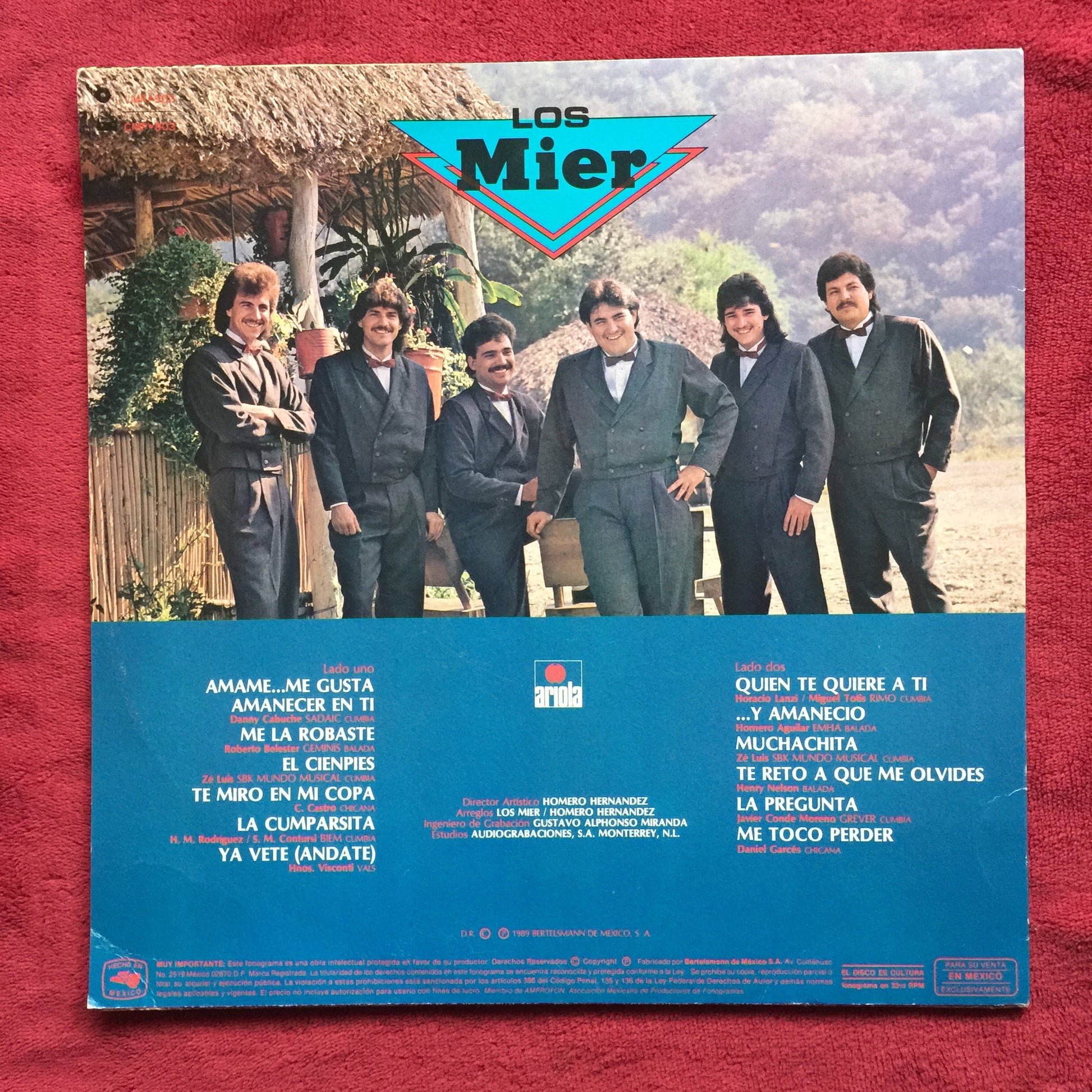 Los Mier – Te Reto A Que Me Olvides. Vinilo en buen estado. formato muerto