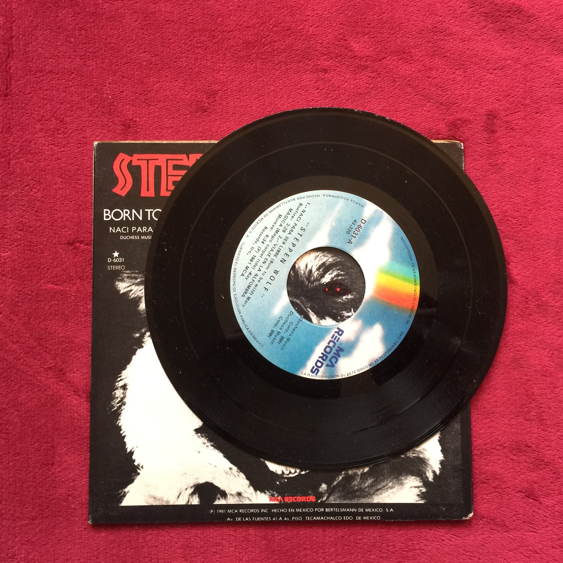 Steppenwolf. Born to be wild. 7". Nacional en buen estado. formato muerto