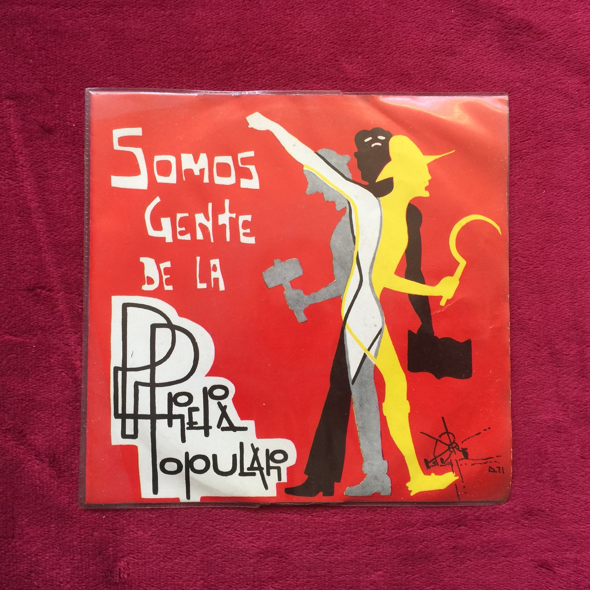 Somos Gente de La Prepa Popular. Vinilo 7". formato muerto