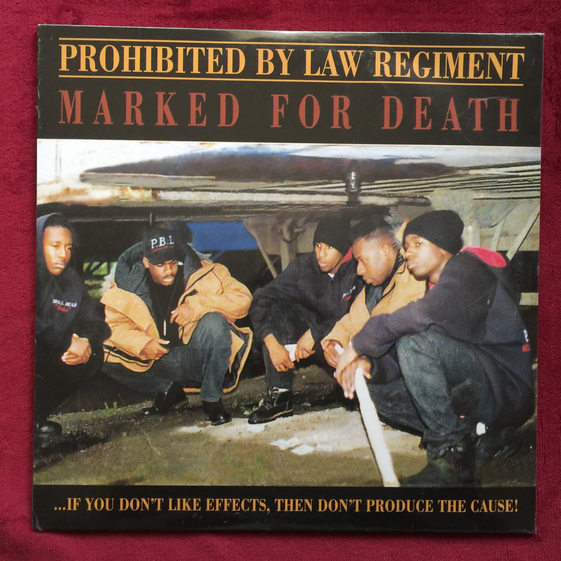 Prohibited By Law Regiment. Marked for death. Vinilo doble nuevo. formato muerto