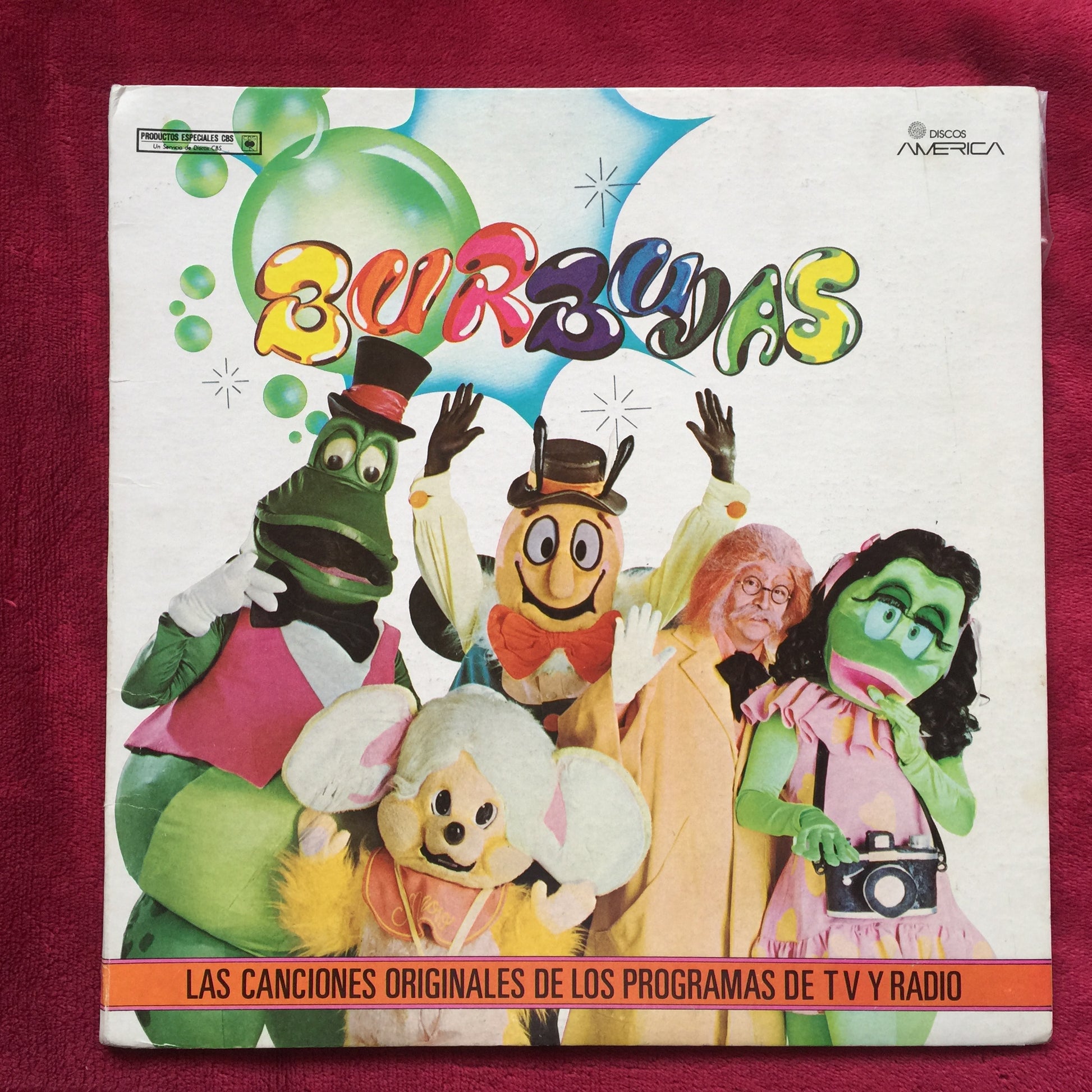 Burbujas – Burbujas: Las Canciones Originales de los Programas de TV y Radio. Vinilo. formato muerto