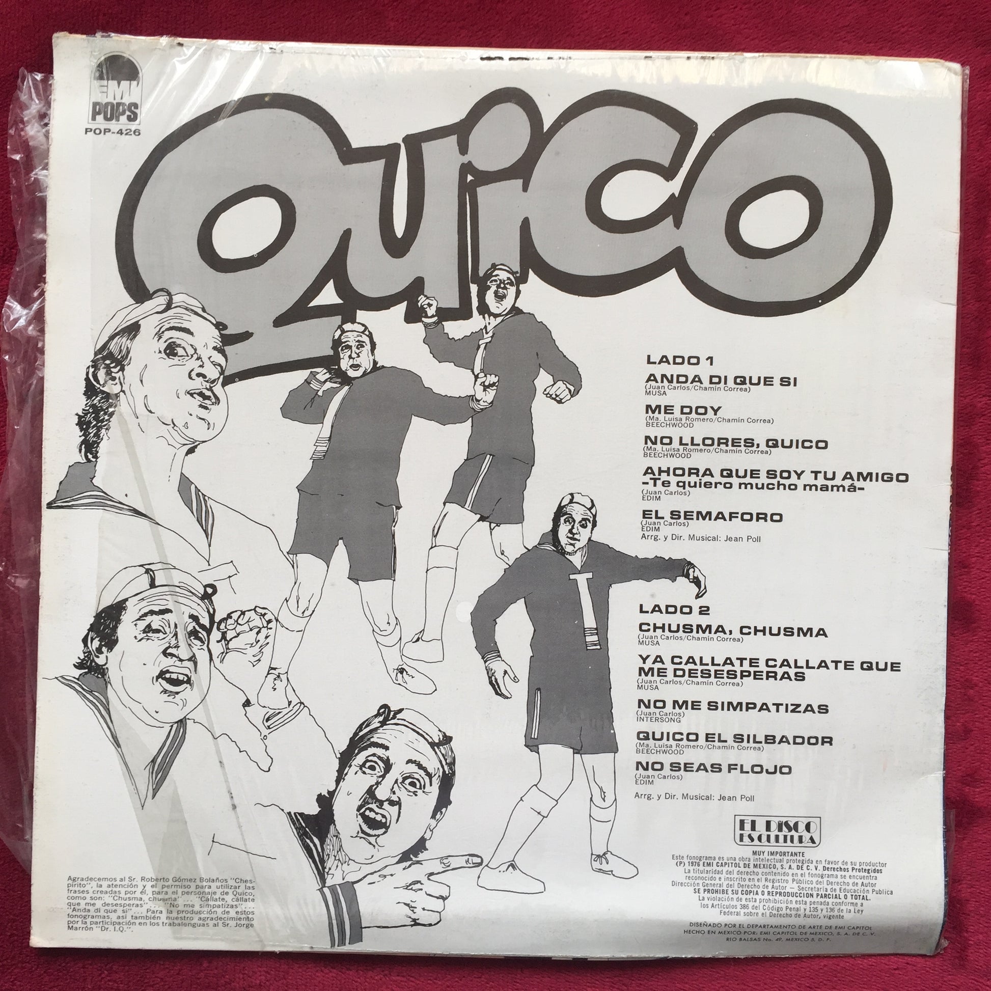 Quico – Quico. Vinilo en buen estado. formato muerto