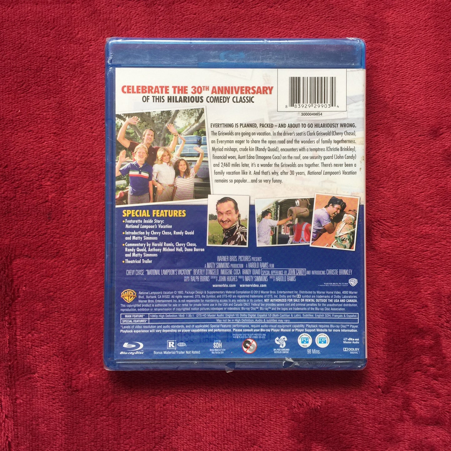 National Lampoon's Vacation. Blu-Ray nuevo, importado. formato muerto