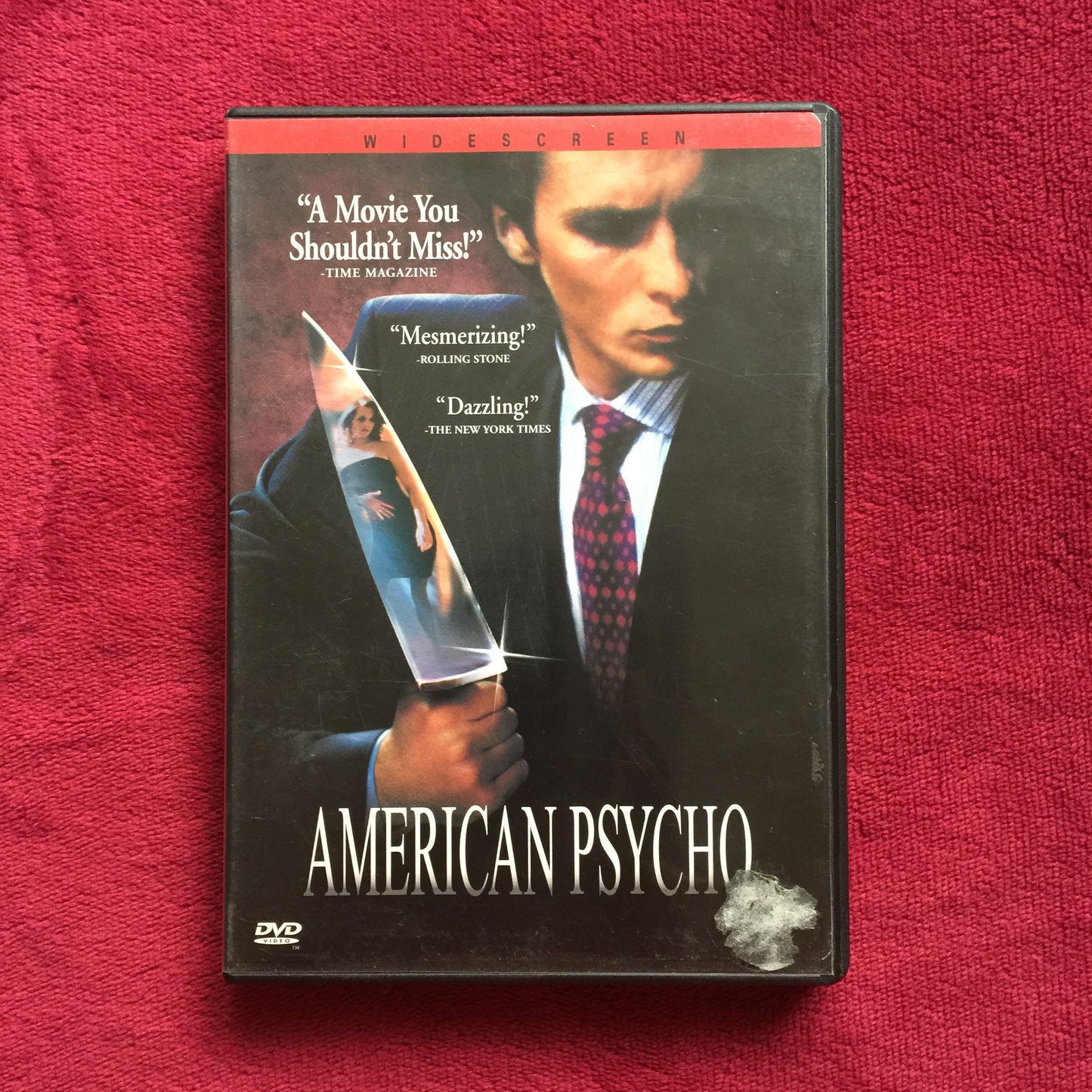 American Psycho. DVD importado. formato muerto