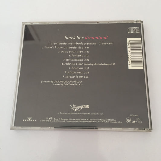 Black Box – Dreamland. Cd importado en buen estado. formato muerto