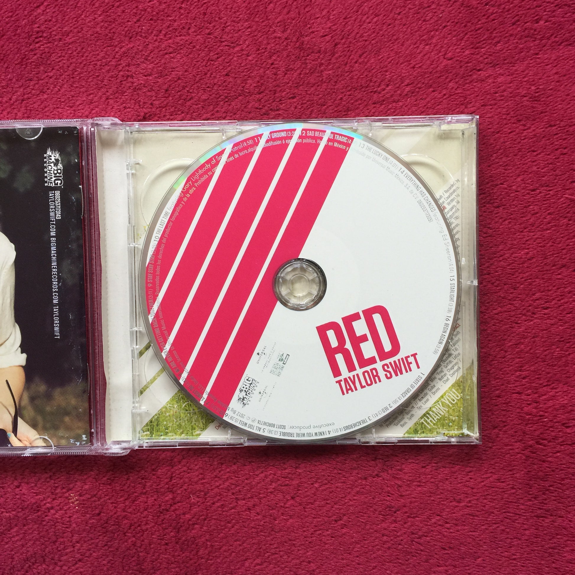 Taylor Swift – Red. Cd doble nacional en buen estado. formato muerto