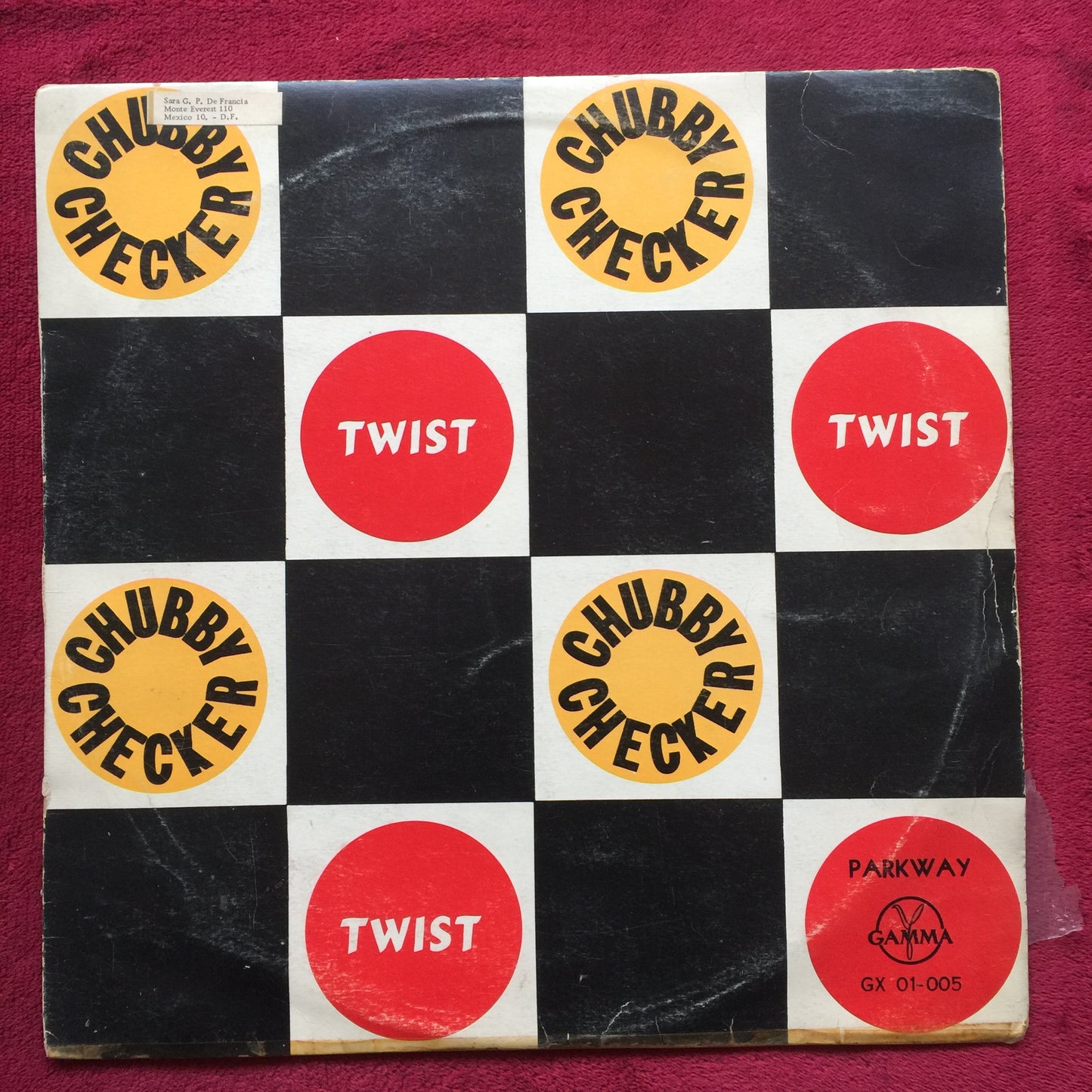 Chubby Checker – Twist. Vinilo nacional en buen estado. formato muerto