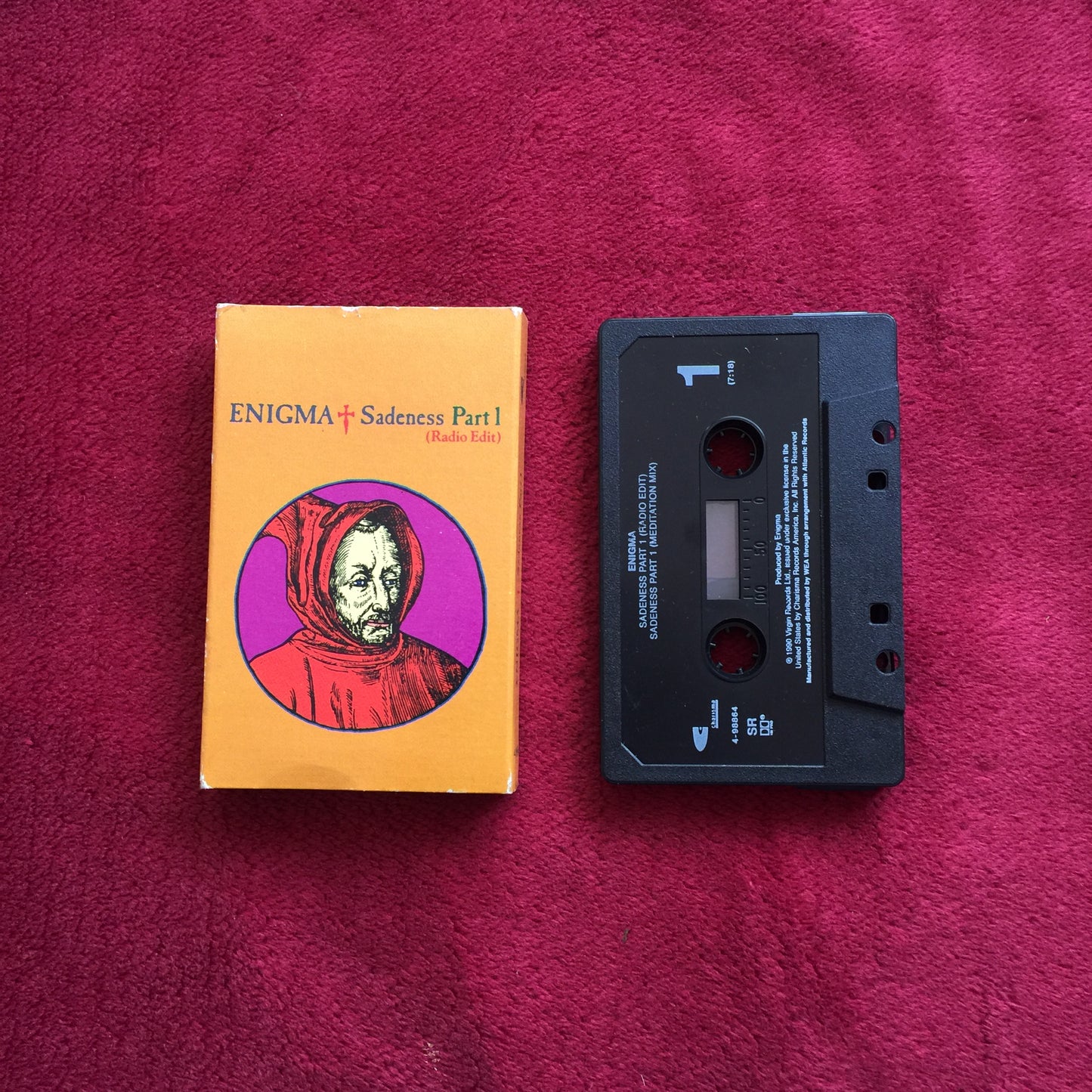 Enigma – Sadeness Part 1. Cassette en buen estado. formato muerto