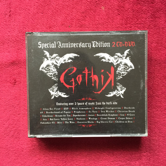 Various – Gothik - Special Anniversary Edition. CD doble, DVD. Importado. formato muerto