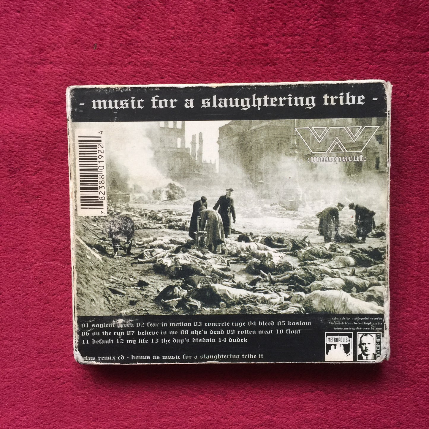 :wumpscut: – Music For A Slaughtering Tribe. Cd doble importado. formato muerto