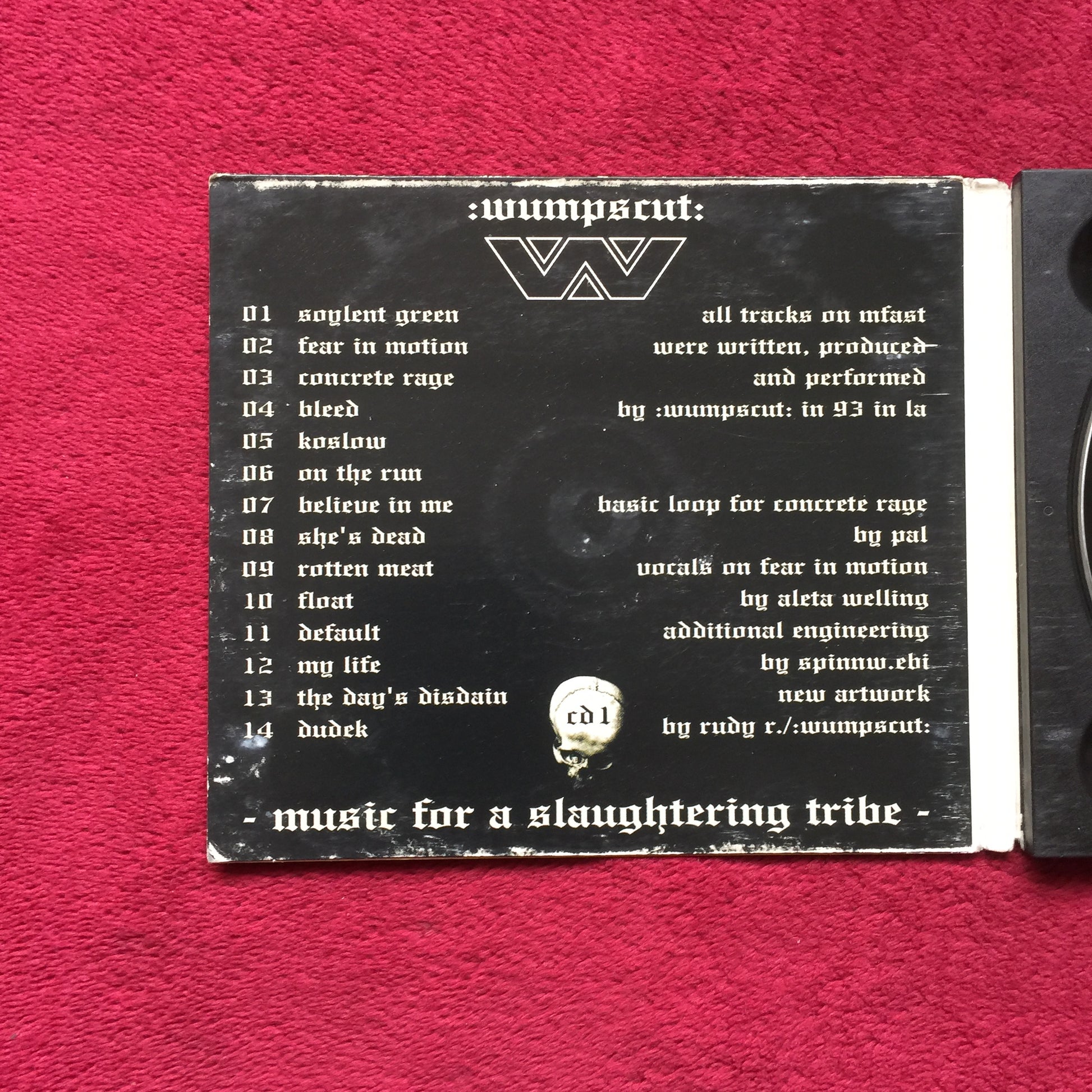 :wumpscut: – Music For A Slaughtering Tribe. Cd doble importado. formato muerto