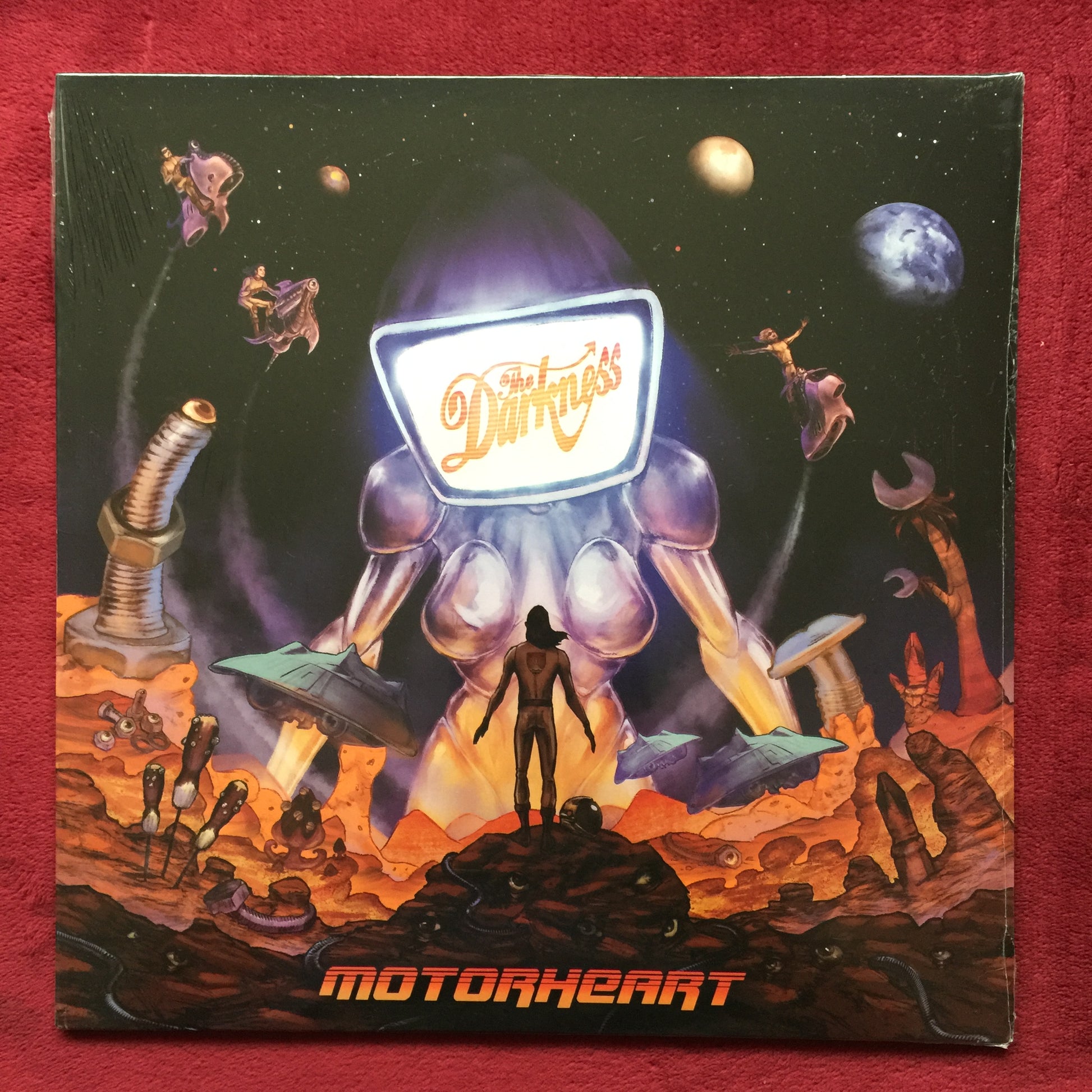 The Darkness. Motorheart. Vinilo nuevo. formato muerto