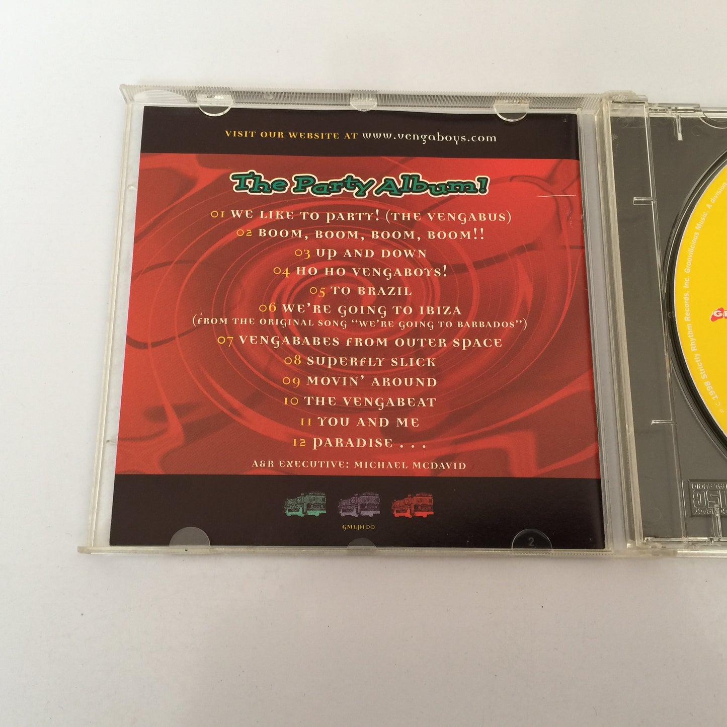 Vengaboys – The Party Album!. Cd importado en buen estado. formato muerto