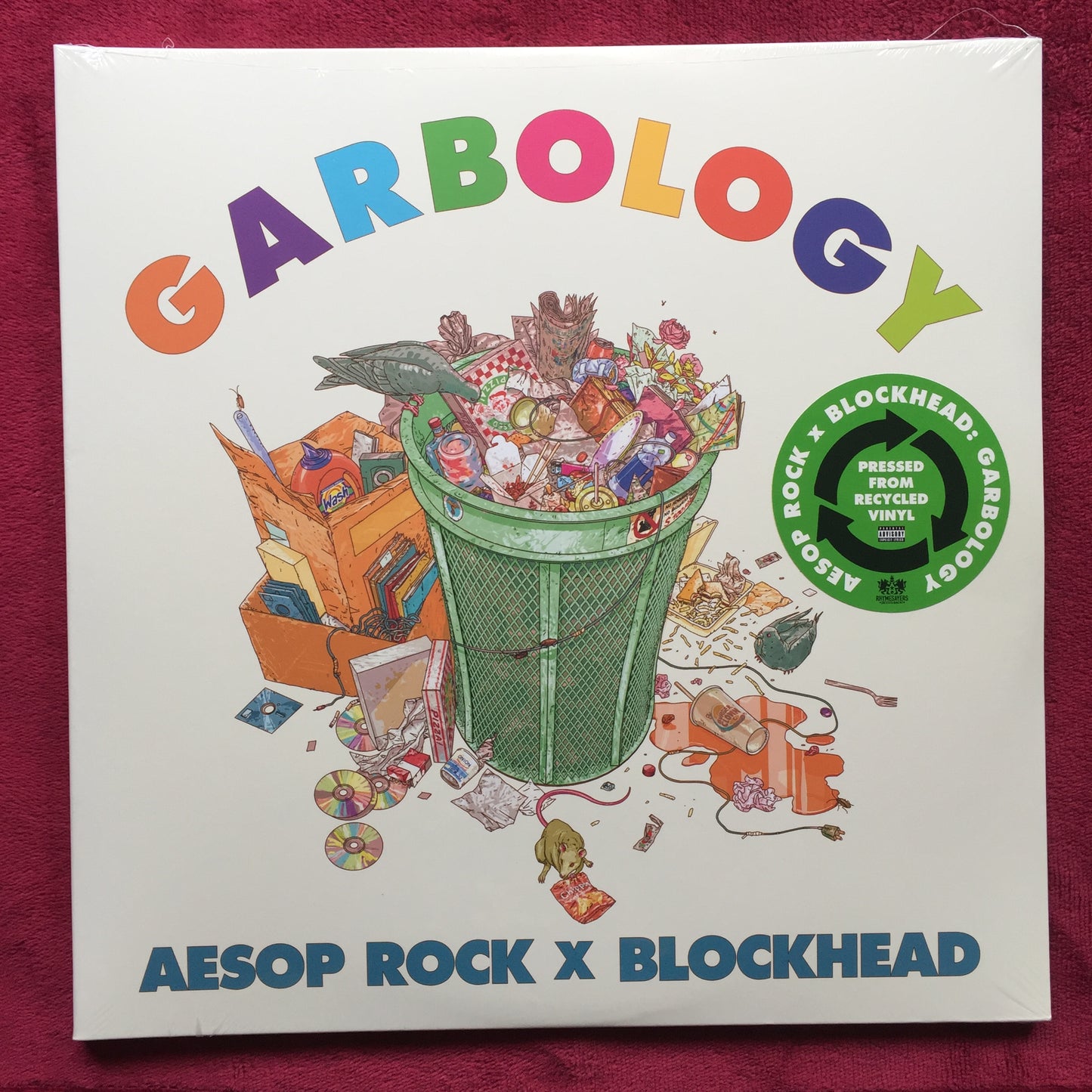 Aesop Rock, Blockhead. Garbology. Vinilo doble nuevo. formato muerto