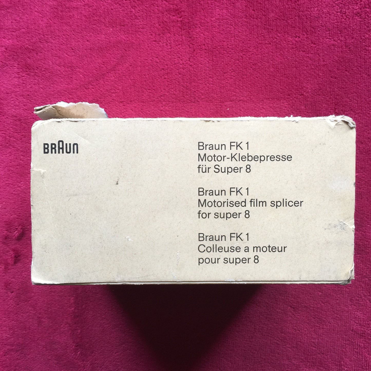 Empalmadora de película 8 mm Braun FK 1.