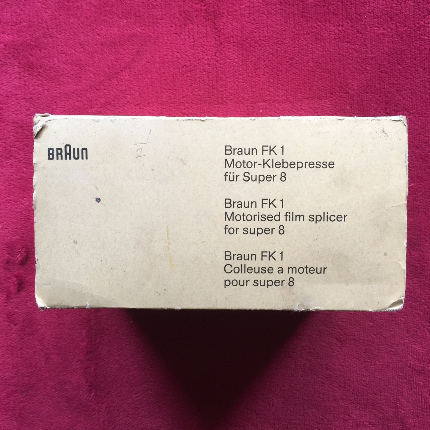 Empalmadora de película 8 mm Braun FK 1.