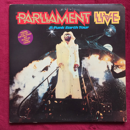 Parliament. Parliament Live: P-Funk Earth Tour. Vinilo doble. frmato muerto