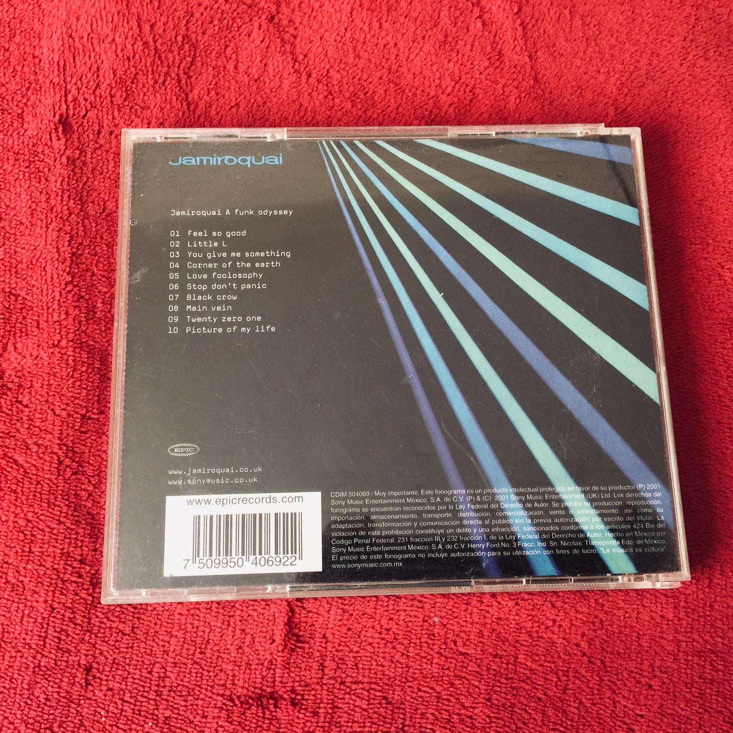 Jamiroquai. A Funky Odyssey. Cd nacional en buen estado.