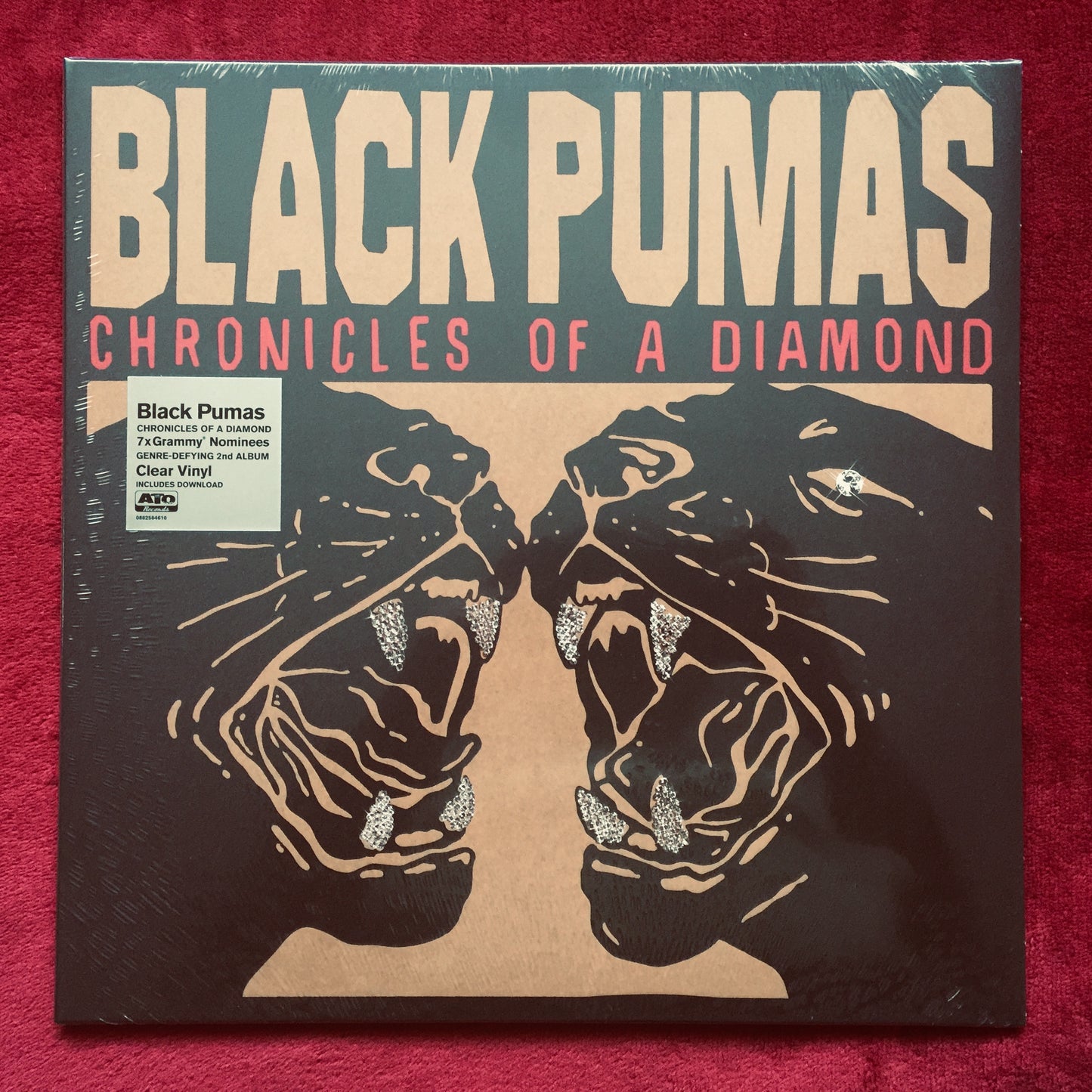 Black Pumas. Chronicles of a diamond. Clear vinyl, nuevo, cerrado.