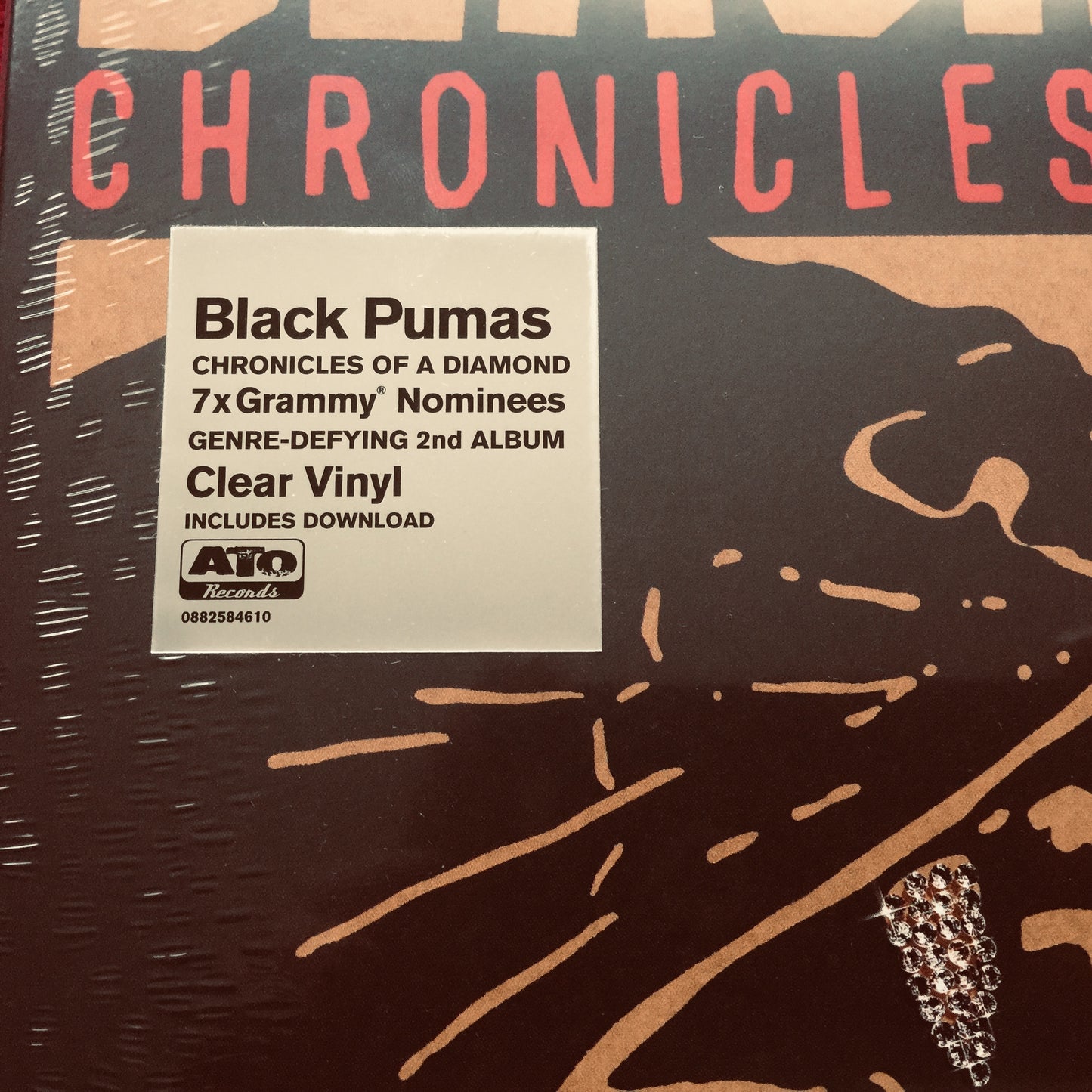 Black Pumas. Chronicles of a diamond. Clear vinyl, nuevo, cerrado.