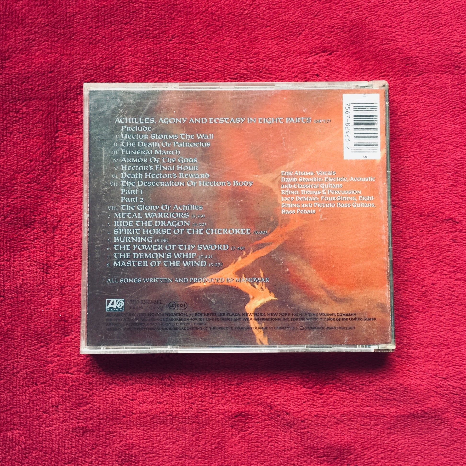 Manowar – The Triumph Of Steel. Cd importado 1992 en buen estado. formato muerto