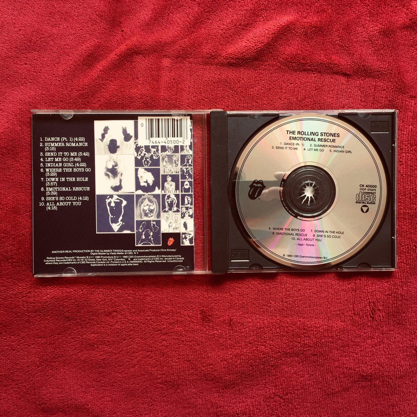 The Rolling Stones – Emotional Rescue. Cd importado en buen estado. formato muerto