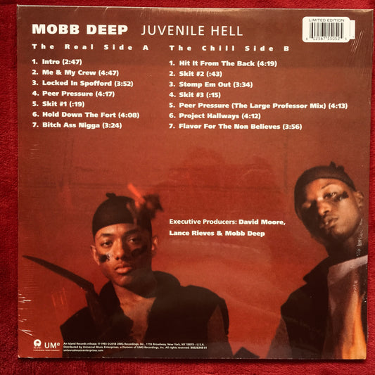 Mobb Deep. Juvenile Hell. Vinilo nuevo rojo edición especial. formato muerto