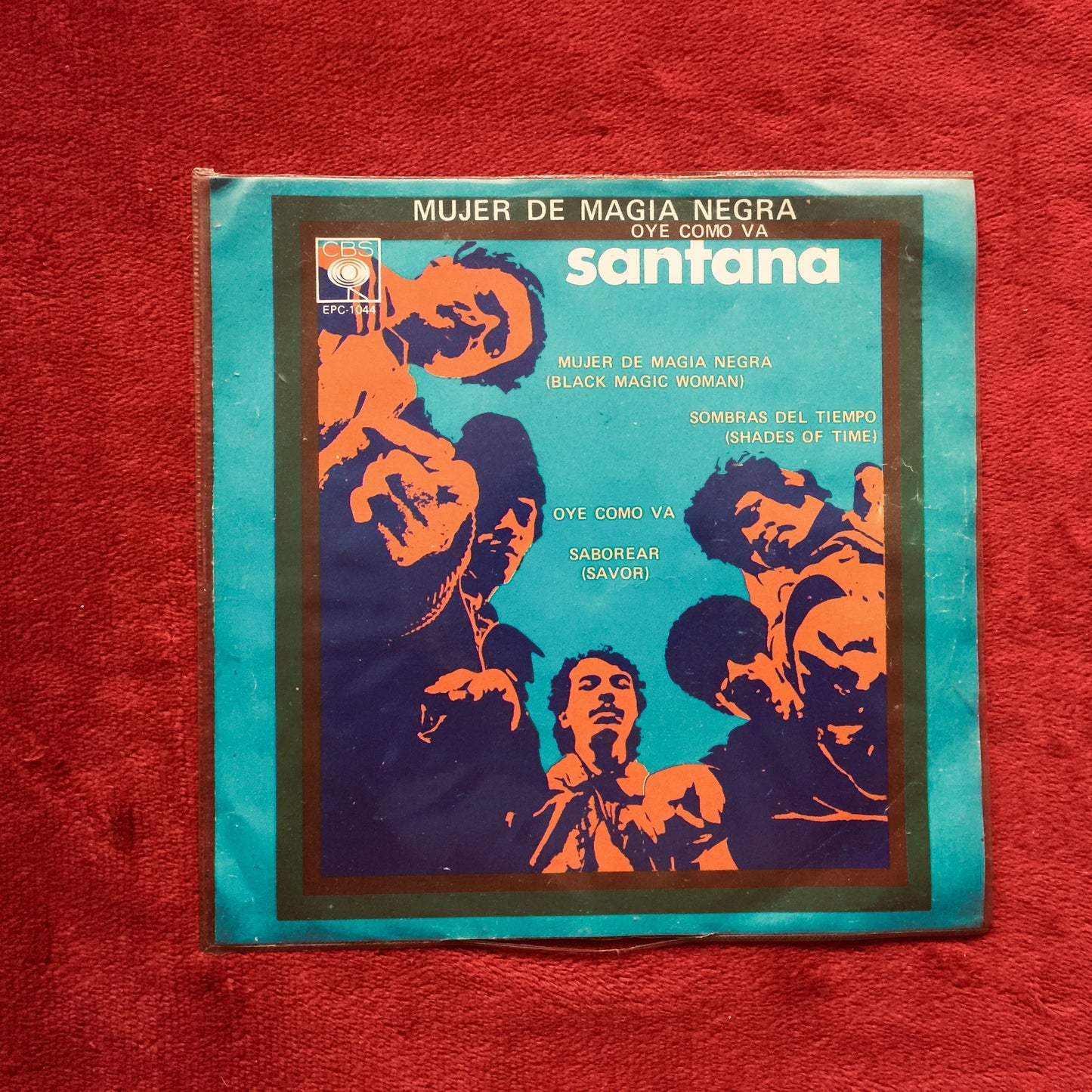 Santana – Mujer De Magia Negra / Oye Como Va. 7" en buen estado. formato muerto