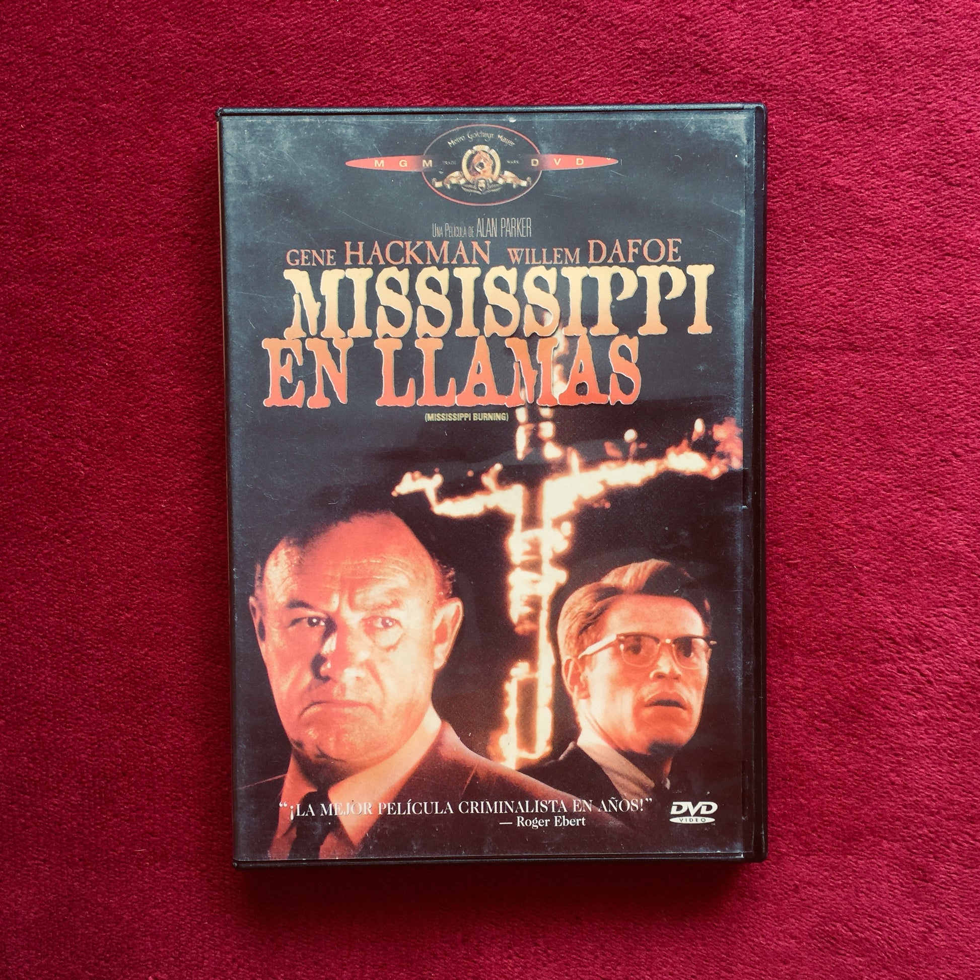 Mississippi en llamas. Alan Parker. DVD. formato muerto