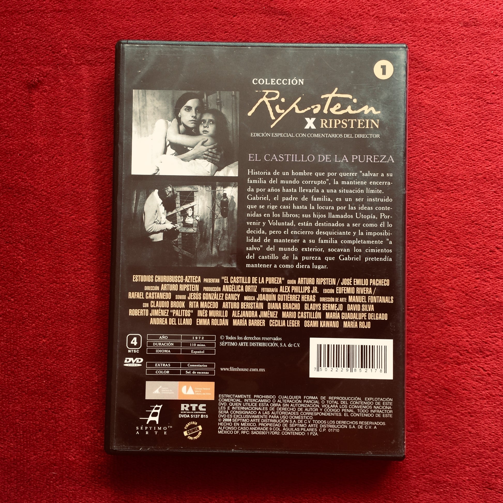 El castillo de la pureza. Arturo Ripstein. DVD