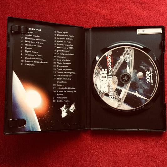 2001: Odisea espacial. Stanley Kubrick. DVD.