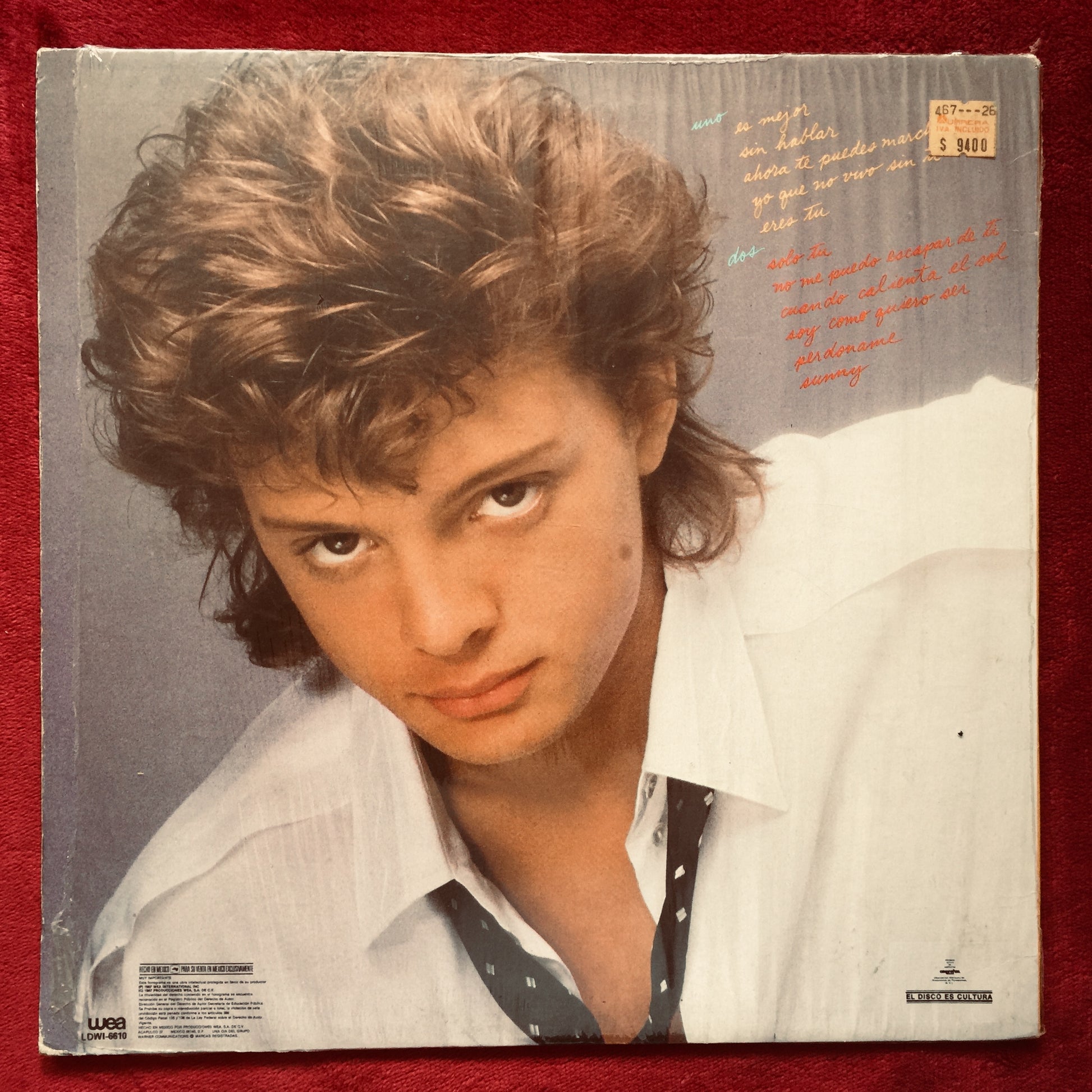 Luis Miguel '87 – Soy Como Quiero Ser. Vinilo en buen estado. formato muerto