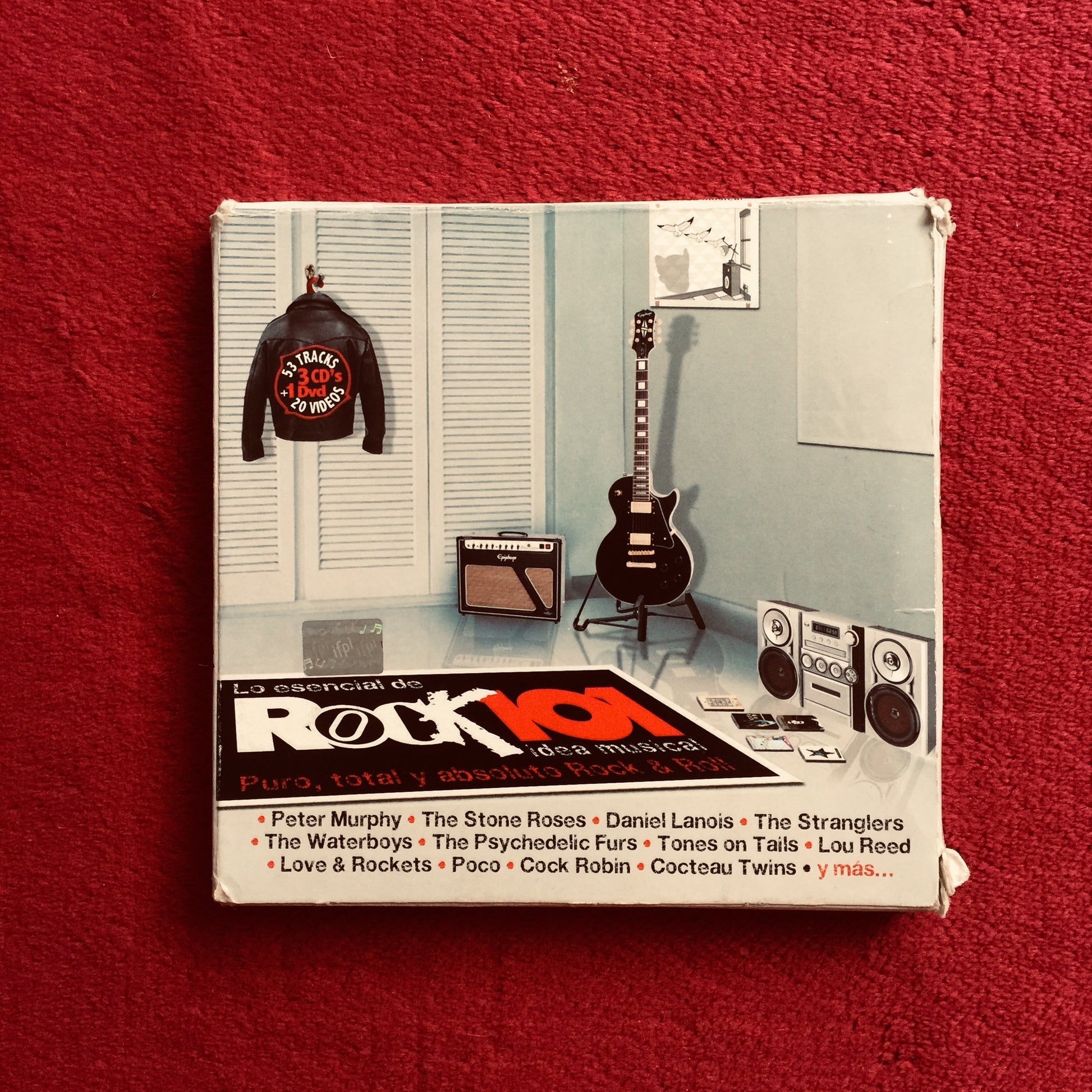 Varios – Lo Esencial de Rock 101. 3 cs, 1 dvd. formato muerto