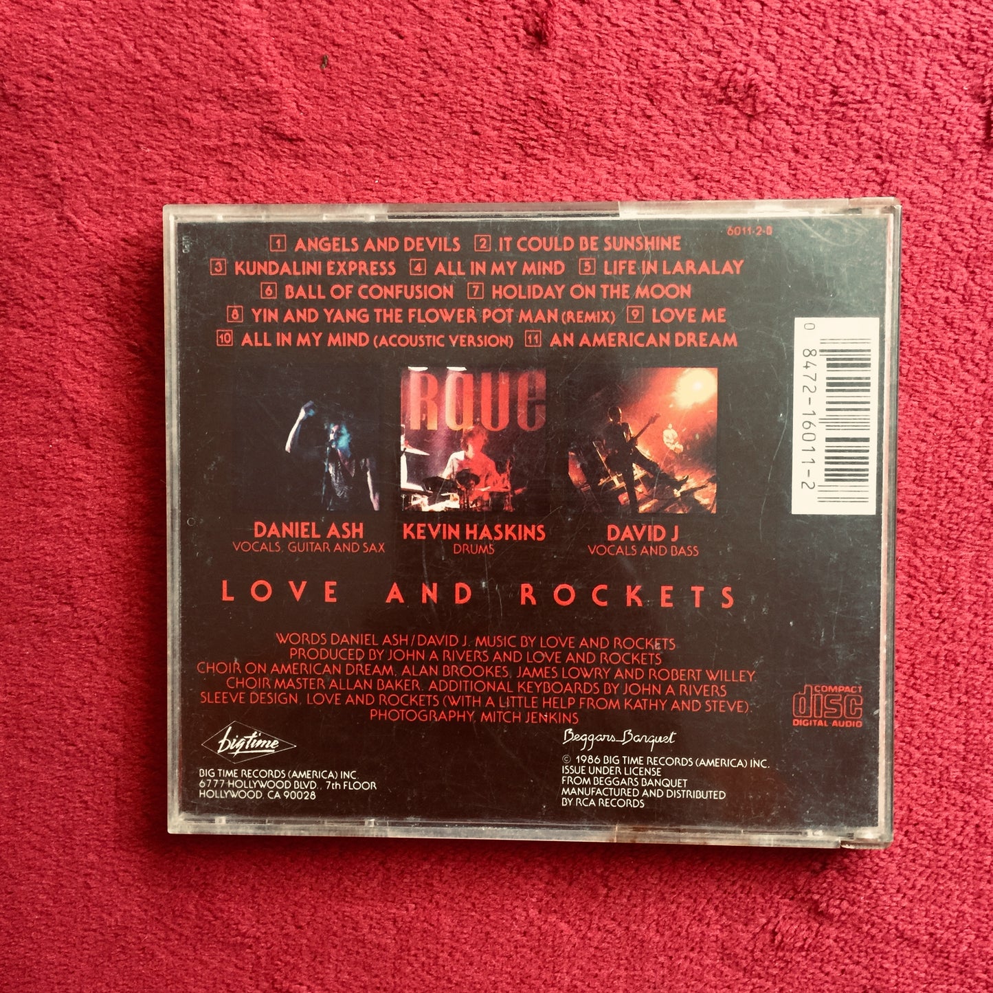 Love And Rockets – Express. Cd importado. formato muerto